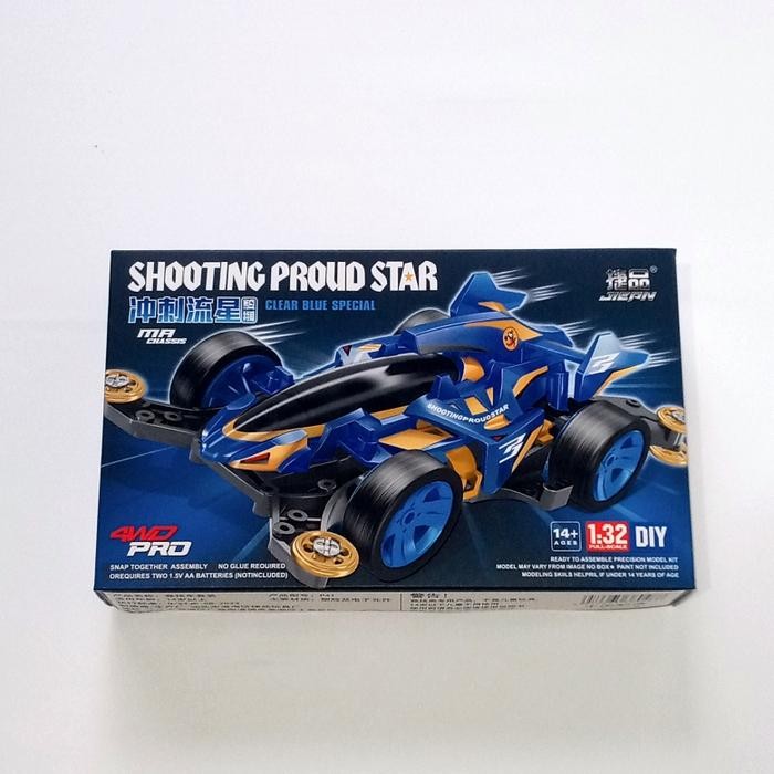 SALE Mini 4WD Merk Jiepin Shooting Proud Star Clear Blue Special