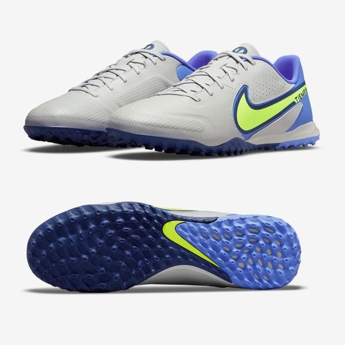 Sepatu Futsal Nike Tiempo Legend 9 Academy TF Grey Original