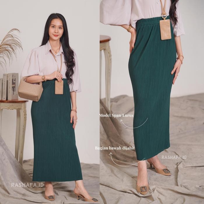 Rok Plisket Lidi Span Premium / Rok Plisket Span Premium / Rok Span Plisket (08)