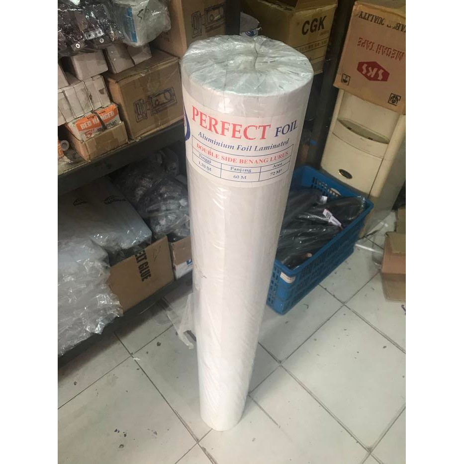 Aluminium Foil Double Kertas/Aluminium Foil Atap/Insulasi Atap/