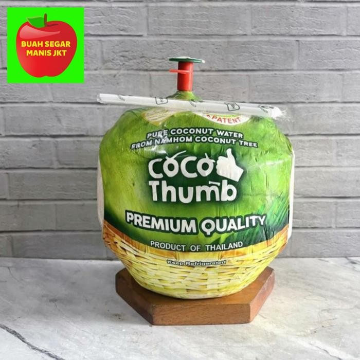 SegArRr- Kelapa Muda Thailand Coco Thumb Premium Quality Per 1 Pcs