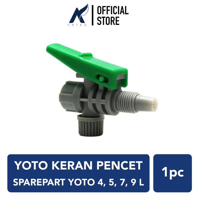 YOTO KERAN PENCET 4-5-7-9 LITER-L Sparepart-Spare Part Kran Sprayer