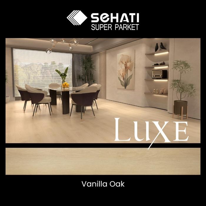 (Promo) Sehati Super Parket Lantai SPC Lantai Kayu Lantai Vinyl Kayu Jati Merbau Vinyl Vanilla Oak