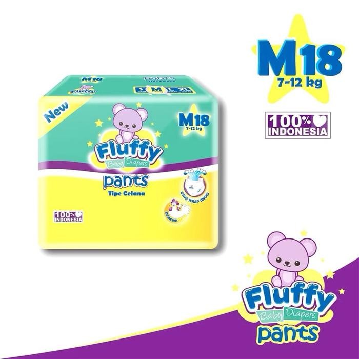 BabYkid- [Paket 1 Ball] Fluffy Baby Pants Fluffy Popok Bayi Celana Mini Size