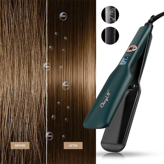 CkeyiN 44MM Dengan Layar LCD Pengunci Cerdas PTC Catokan Rambut Catokan / Pengeriting Rambut Kering