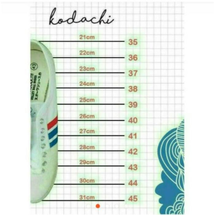 Kodachi 8116 Sepatu Capung Putih Biru Silver / Sepatu Capung Original