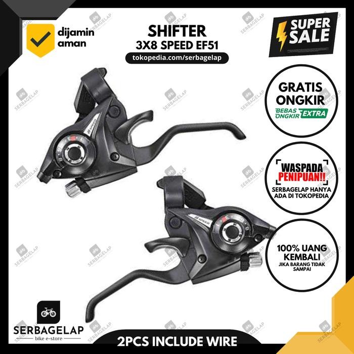 Speed Shifter / Operan Tuas Gigi / Pengatur Kecepatan Sepeda 8 Speed