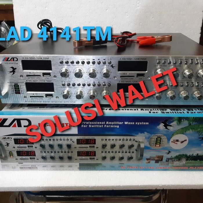 Gercep Ampli Walet Lad 4141 Tm Amplifier Walet 4 Player 8 Channel Terlariss 