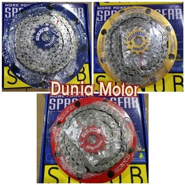 GIR GEAR SET VIXION BYSON XABRE VIXION NVA NVL GIR RANTAI SINNOB R 15