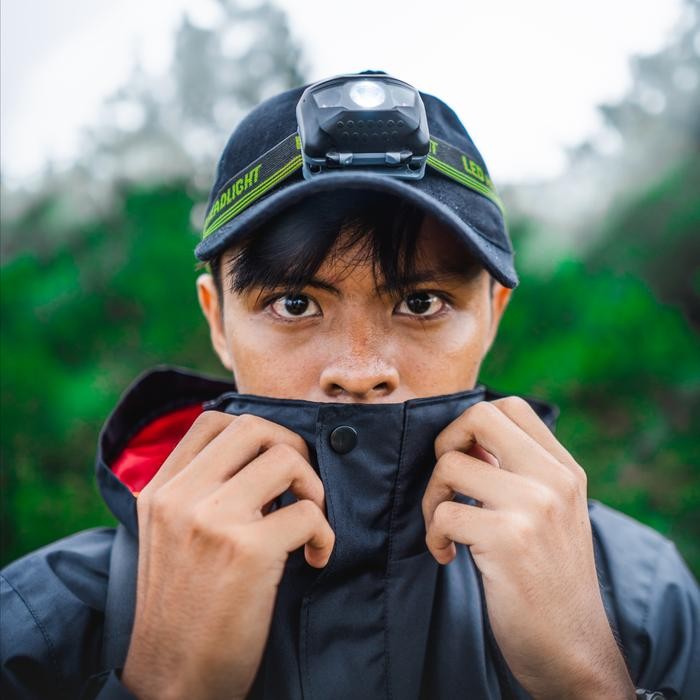 Spo- Headlamp Led Multifungsi Outdoor Senter Kepala Lampu Batre Pria Head Lamp Gunung