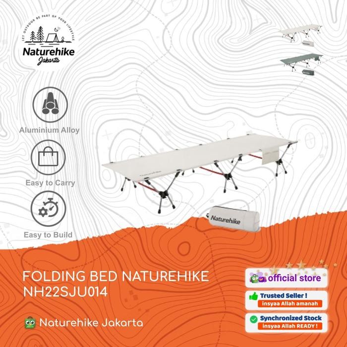 FOLDING BED / VELBED LIPAT PORTABLE CAMPING NATUREHIKE NH22JU014