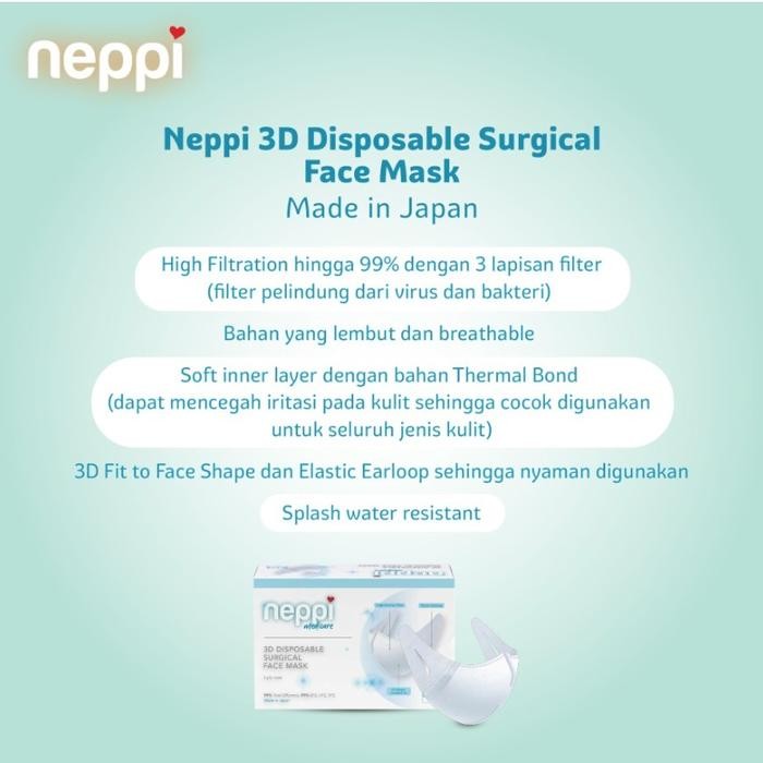 db0d- Neppi 3D Disposable Surgical Face Mask