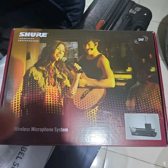 imjf- Microphone Wireless Shure Svx288/Pg58 Original Mikrofon Handphone