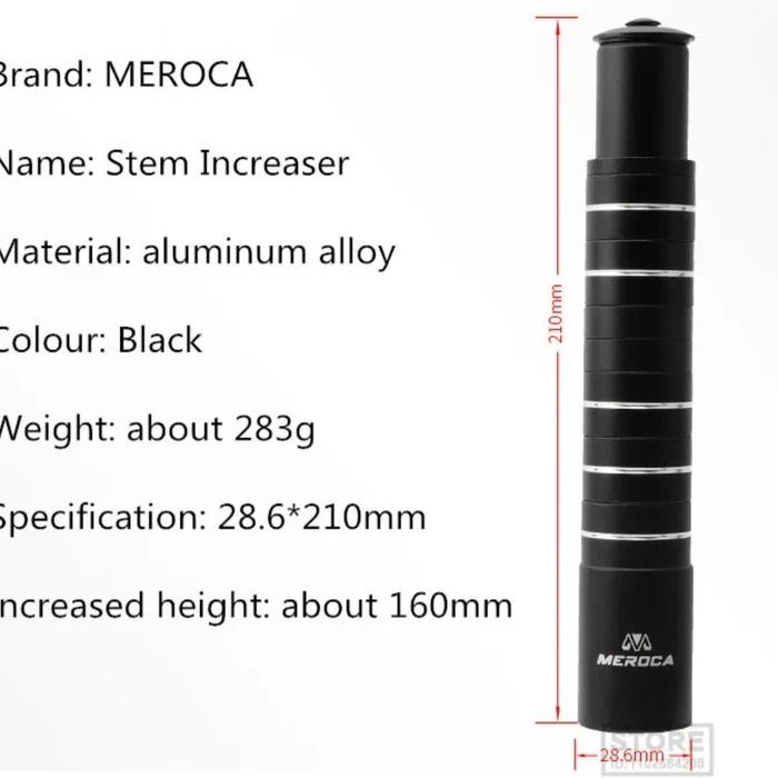 Polygon Bicycle - Meroca Adaptor Fork Sepeda Peninggi Stem Stang Handlebar Sepeda