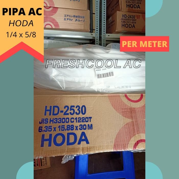 PIPA AC HODA 1/4 X 5/8 UTK AC 2 PK - 2,5 PK (PER METER)