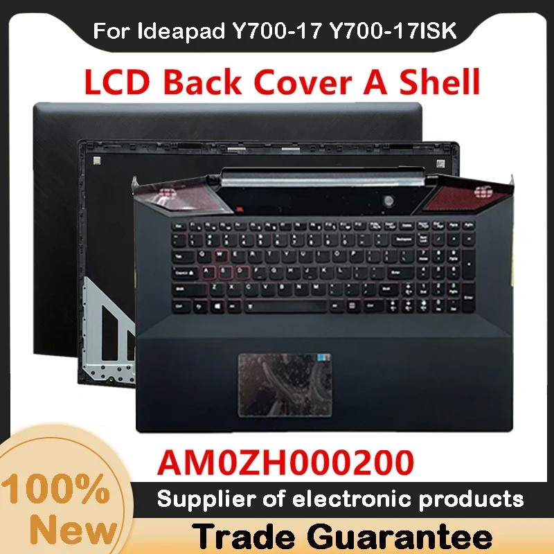 Casing Laptop New For Lenovo Ideapad Y700-17 Y700-17ISK Laptop 17.3" Top Lid LCD Back Cover AM0ZH000