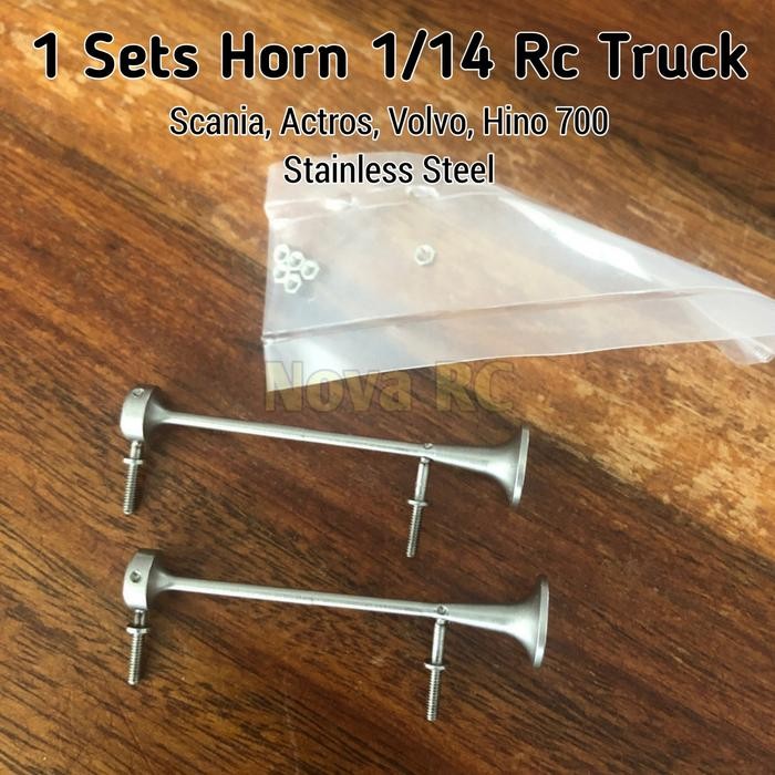 Terlaris Klakson Terompet untuk rc truck 1/14 Scania, Actros, Volvo, Hino 700 SALE