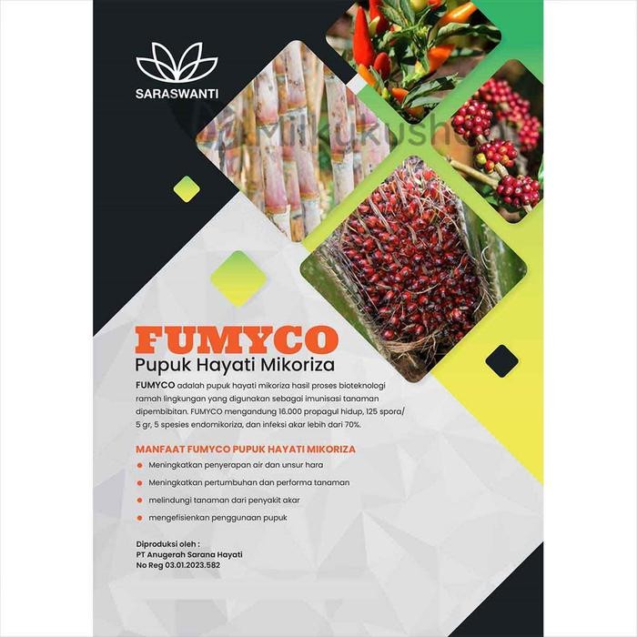 dena- Pupuk Fumyco Powder 1 Kg Kemasan Pabrik Hayati Mikoriza Jamur