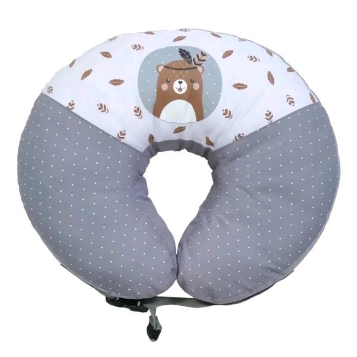 Dialogue Baby Bantal Menyusui 3 in 1 Bearie Series - DLB4319 Abu