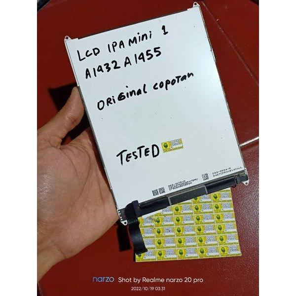 NEW LCD IPAD MINI 1 A1432 A1455 ASLI ORI ORIGINAL COPOTAN CABUTAN NORMAL