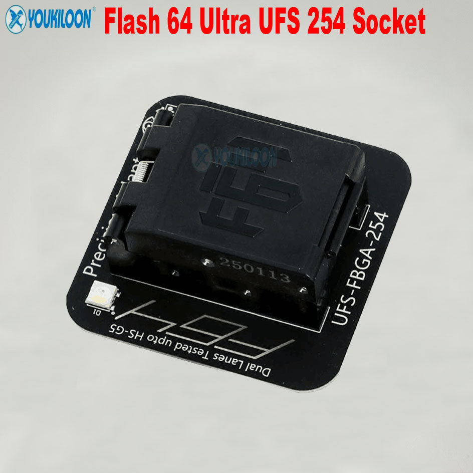 2026 NEW F64 Flash 64 Ultra UFS FBGA254 Adapter Socket for Flash 64 ,Ultra ,Lite BOX