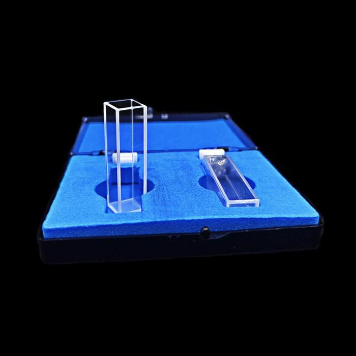QUARTZ CUVETTE / KUVET KUARSA / KUVET SPEKTROFOTOMETER 2PCS 10MM