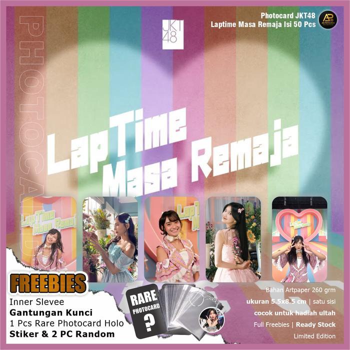 Photocard JKT48 Edisi LapTime Masa Remaja isi 50 Pcs Fanmade Bonus Ganci, Rare Card, 2 PC random,