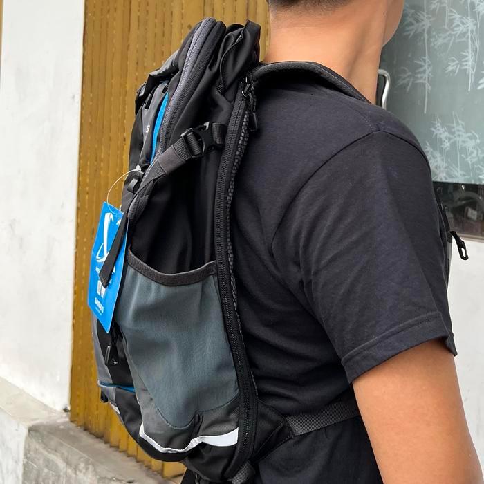 Tas Punggung Backpack Shimano T25 Abu Hitam Sepeda Hydropack Water New