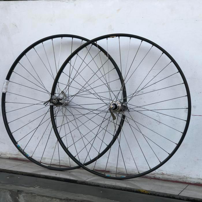 Terbaru Wheelset 700 Tubular Ambrosio Nemesis Day Durex Hub Dura Ace Nos Ori