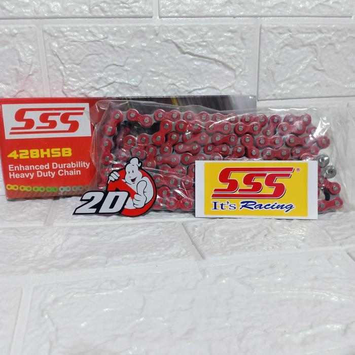 Rantai Sss 428 - 130L Merah Biru Ungu