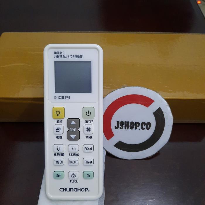 (PROMO) REMOTE/REMOT AC CHUNGHOP K-1028E PRO/K1028E ALL MEREK UNIVERSAL/MULTI
