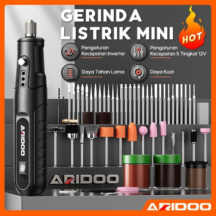 Orion Tools - Bor Mini Bor Mini Listrik 12V 231Pcs Grinder Set Mesin Gerinda Poles Elektrik Alat