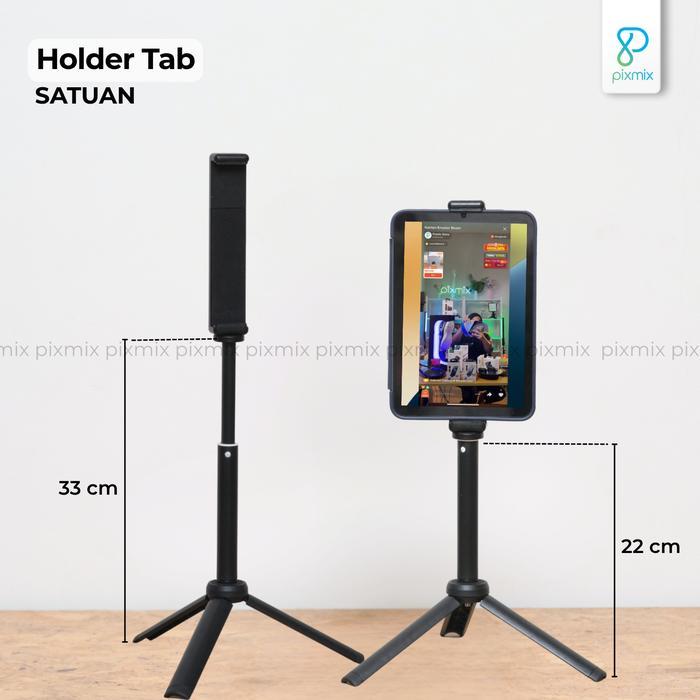 Holder Hp Tripod / Clamp For Smartphone,Tablet PC, Ipad / Holder Tab + Tripod