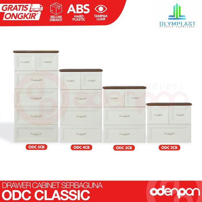 LEMARI PLASTIK OLYMPLAST DRAWER CABINET ODC CLASSIC B - ODC 5 CB, Jakarta