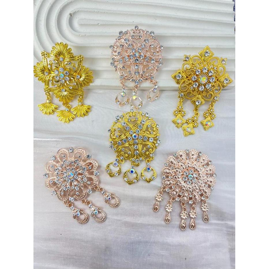 BROSS KEBAYA JURAI CANTIK BROSS PENGANTIN MEWAH ELEGANT