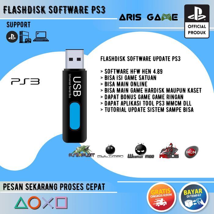 Flashdisk Software Update Firmware Ps 3 Cfw Ofw Ps 3 Hen Fat Slim Ps3 Terbaru