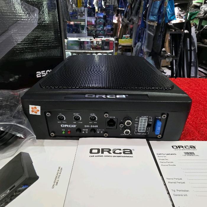 Subwoofer Kolong Aktif ORCA SW-2663 Subwoofer Aktif ORCA 8 in