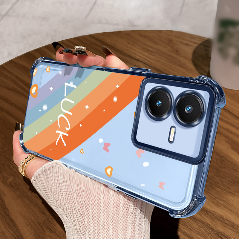 Casing Hp untuk VIVO Y22 Y22s Case Starry Rainbow Kasing gaya Limited Cesing Airbag Kesing Silikon S