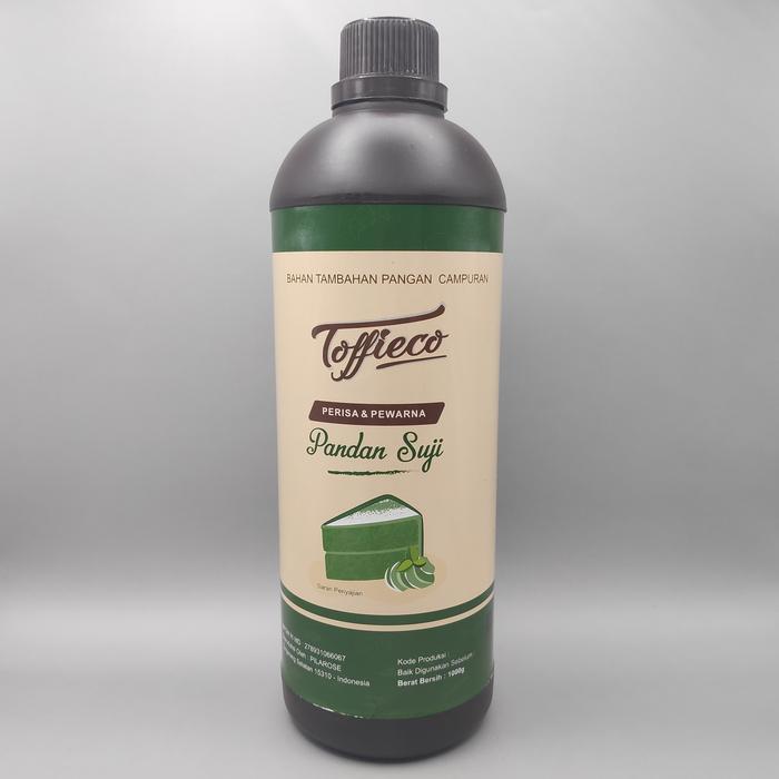 Toffieco Pandan Suji Pasta 1kg - Perisa Tofieco