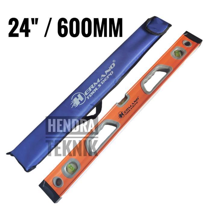 WATERPAS WATERPASS MAGNET MAGNIT 24" 60CM 600MM HD BONUS TAS MISTAR TIMBANG BAGUS