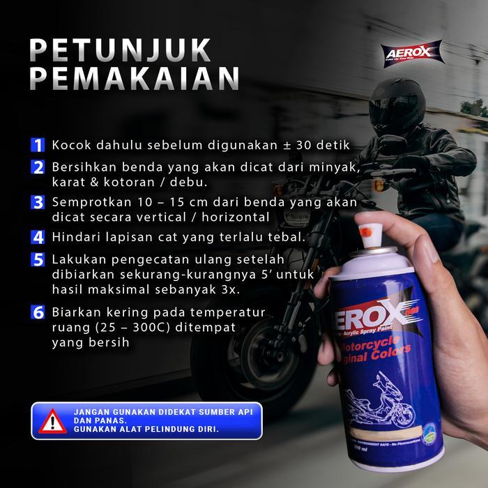 Spot - Paket Cat Semprot Aerox 800- (Honda Pcx Red Doff)+ Clear Doff