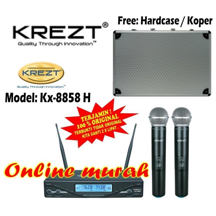 MIC WIRELESS KREZT KX 8858