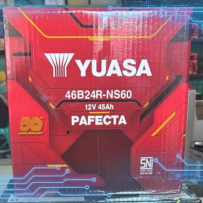 Aki Basah Yuasa Pafecta Ns60 12V 45Ah