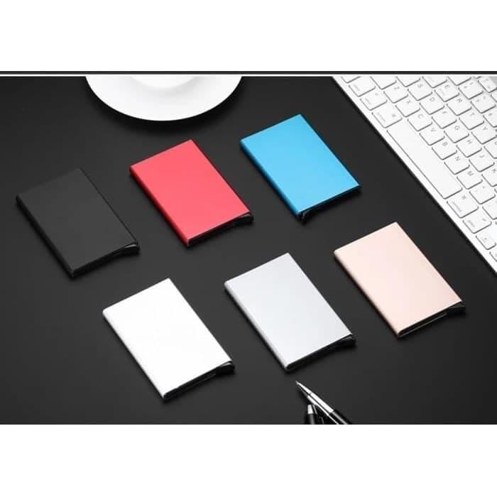 

Dompet Smart Wallet Credit Card Holder Metal Anti RFID