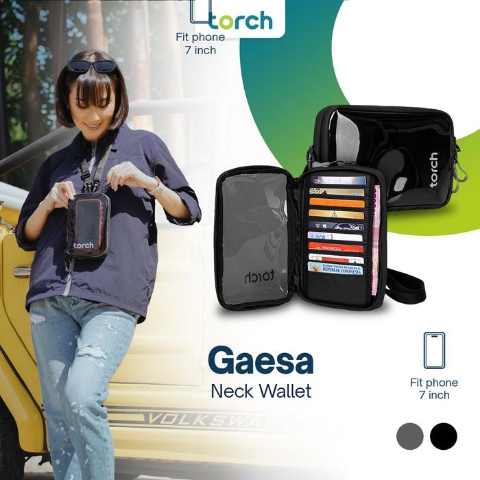 Torch 3 In 1 Dompet Gantung Multifungsi - Hanging Wallet Gaesa