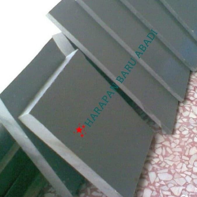PVC SHEET ABU-ABU 5MM X 65CM X 120CM / PVC SHEET GREY