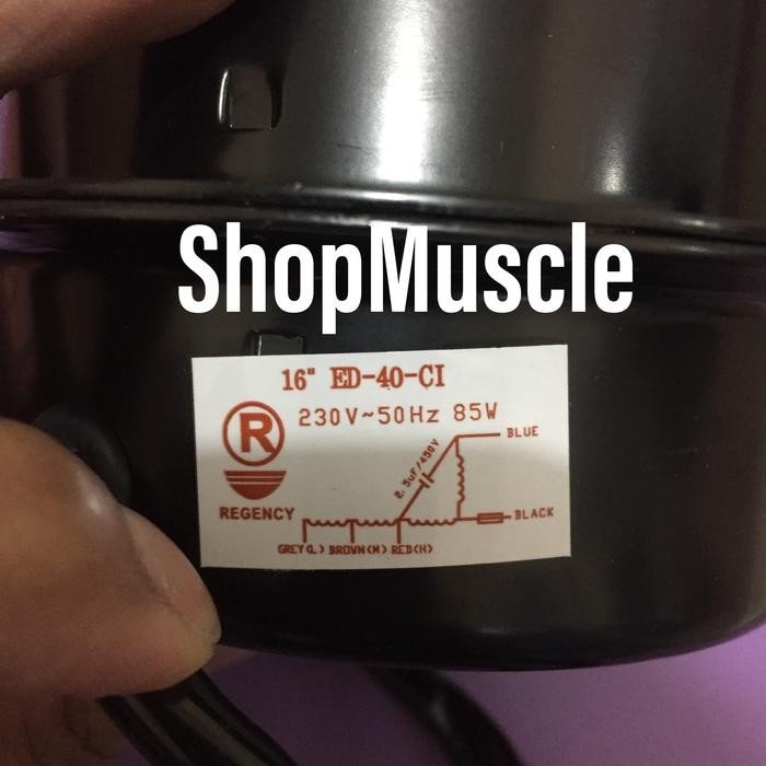 (Original) Dinamo motor 16" kipas angin regency 16in Spare part