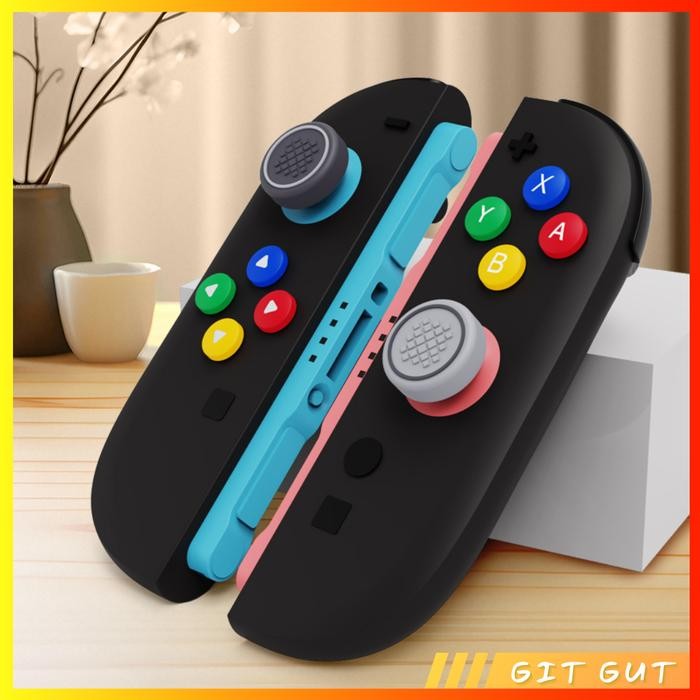 Nintendo Switch 2 NSW 2 Set Joycon D-Pad ABXY Button Cover Thumb Grip Cap