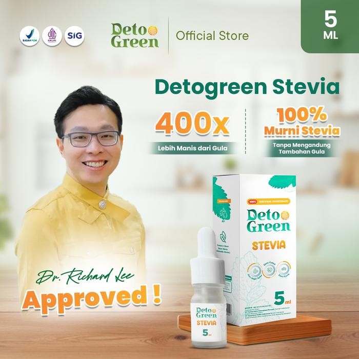 

Pilihan- Detogreen Stevia Pemanis Tetes Alami Pengganti Gula/Sugar/Food 15 Ml