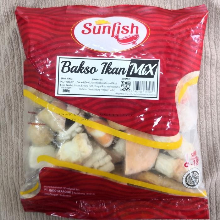 

Pilihan- Sunfish Bakso Ikan Mix 500Gr/Steamboat /Shabu Shabu/Frozen